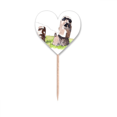 thumbnail image 1 of Moai Statues In Easter Island Toothpick Flags Heart Lable Cupcake Picks, 1 of 3