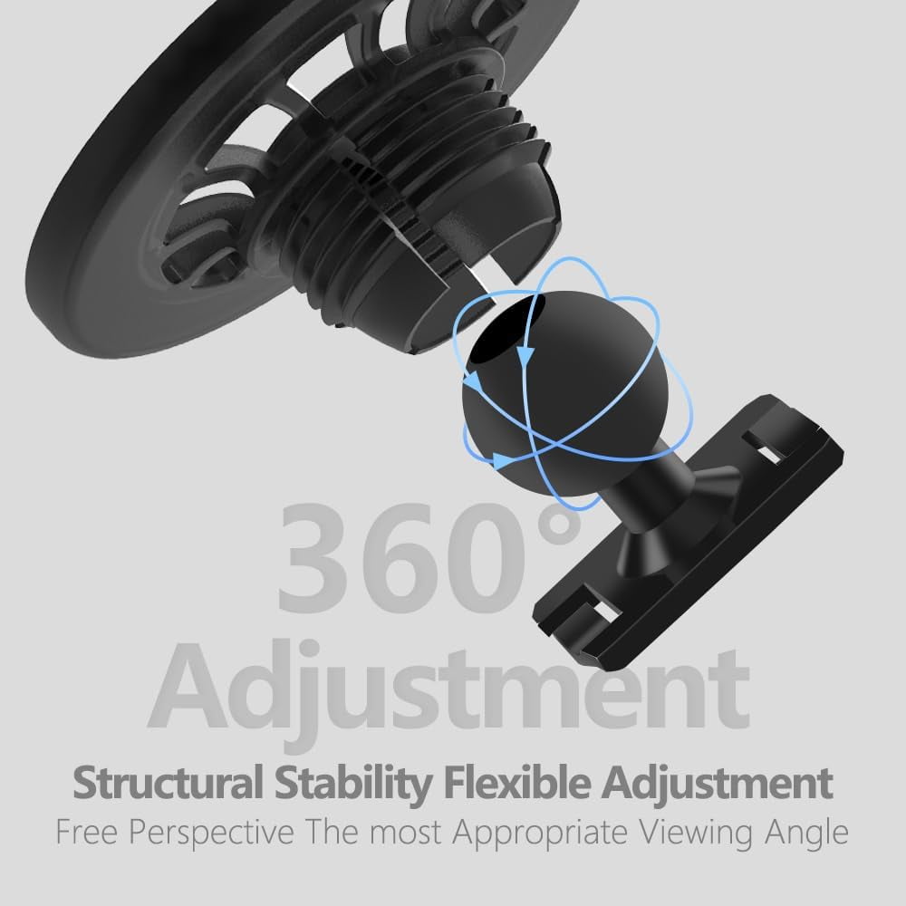 MJMJ Car Phone Holder Fit for Honda CR-V CRV 2017-2022 Accessories Rotatable Custom Fit for Magsafe Cell Phone Holder Mount [20 Strong Magnets][Hands Free]