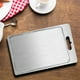 thumbnail image 3 of Xihbxyly oferta de hoy Tablas de cortar para cocina Tabla de cortar acero inoxidable 304 Tablas de cortar de doble cara de primera calidad para lavavajillas Carne Frutas y verduras, 3 of 5