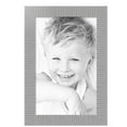 thumbnail image 2 of ArtToFrames 19" x 30" Steel Ripple Brushed Picture Frame, 19x30 inch Silver Wood Poster Frame (WOM-5269),  Pack, 2 of 7