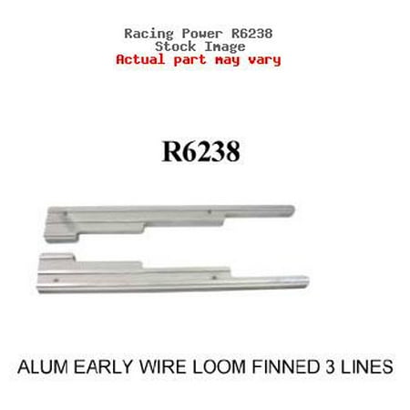 Wire Loom Package Racing Power Co. R6238 RACING POWER CO-PACKAGED ALUM EARLY WIRE LOOM FINNED 3 LINES ()