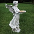 thumbnail image 4 of Roman 17.75" Inspirational Angel Decorative Outdoor Bird Feeder Garden Statue, 4 of 4