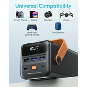 65W PD 50000mAh Power Bank with LED Display - Fast Charging for Laptop/MacBook/iPhone, Portable Charger for Travel/Camping (Black)