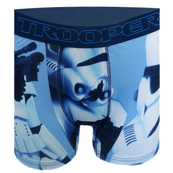 Mad Engine Men's Star Wars Super Trooper Performance Boxer Brief (Large)
