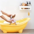 thumbnail image 2 of Shower Caddy LEVERLOC - Estante de ducha con ventosa (10 kg), color blanco, 2 of 9
