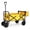Yellow, variant on Whitsunday Folding Wagon 8" Heavy Duty Wheels with Rear Storage (Standard Size PLUS)