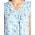 thumbnail image 4 of Casual Nights Women's Sleeveless Floral Lace and Ribbon Nightgown, 4 of 4