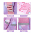 thumbnail image 4 of Mochila De Carrito Unicornio Bolsa Primaria Las Ruedas Morado Unicornio, 4 of 5