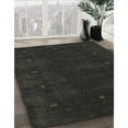 thumbnail image 2 of Ahgly Company Indoor Rectangle Contemporary Charcoal Black Abstract Area Rugs, 2' x 4', 2 of 6