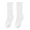 White, variant on QSAWXQZ Kids' Ruffle Crew Socks Solid Breathable Mid Calf Socks 6-14Years