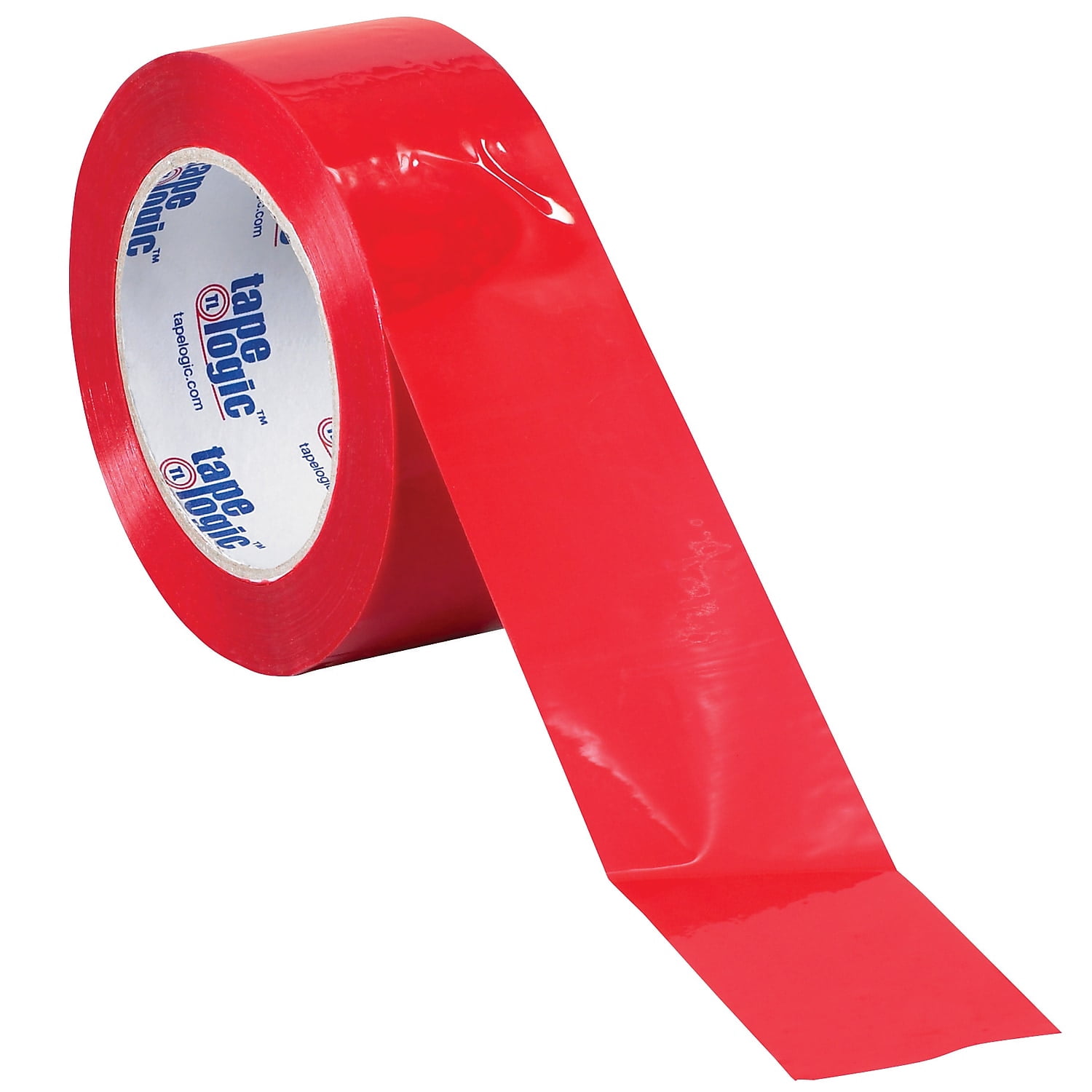 Tape Logic® Carton-Sealing Tape, 3" Core, 2" x 55 Yd., Red, Pack Of 6