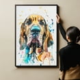 thumbnail image 6 of Bloodhound Dog Canvas Wall Art Prints,Watercolor Dog Art Canvas Painting Poster,Pet Canvas Painting Puppy Artwork 8x12 inches, 6 of 6