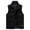 Black, variant on Mens Thick Sleeveless Top Vest Winter Warm Vests Lightweight Casual Solid Color Cotton Jacket Blue