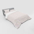 thumbnail image 3 of Ambesonne Abstract Bedding Set 3 Pcs, Minimal Simple Triangles, Twin, Pink Pale Orange, 3 of 3