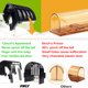 thumbnail image 4 of Trampa Humane Mouse Traps IIWEY, ampliada, 30 cm, que no mata ratas vivas, 4 of 7