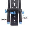 thumbnail image 3 of 15mm Rod Rig Support Plate Base Para Seguir Focus Matte Box -A10 Sunnimix Soporte de barra de riel de 15 mm, 3 of 8