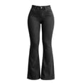 thumbnail image 7 of Dagugfen Jeans for Women Flare Leg High Waist Slim Fitted Denim Pants Butt Lifting Fashion Casual Pants with Pockets, 7 of 7