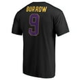 thumbnail image 3 of Men's Joe Burrow Black LSU Tigers College Legends Name & Number T-Shirt, 3 of 3