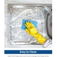 thumbnail image 5 of Bligli 2-Pack Sink Mats - 15.7"x11.8" Non-Slip PVC Liners, Quick-Dry Kitchen Protector for Stainless Steel/Ceramic, Dish Drying Mat (Clear), 5 of 8