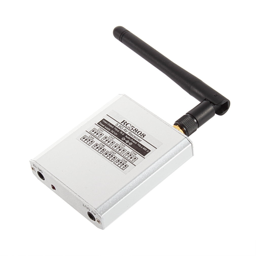 2000mw 5.8G Video Transmitter Receiver Set RC5808 FPV Surveillance Wireless Kit 