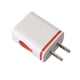 thumbnail image 1 of Enchufe adaptador de pared con 2 puertos, emisor de luz, cargador USB, forma de gota y cargador., 1 of 2