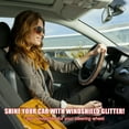 thumbnail image 6 of Crystal Bling Steering Wheel Cover for Women, 15 Inch Universal Fit Sparkling Rhinestone Auto Wheel Protector, Anti Slip Glitter Diamond Car Interior Accessories, 6 of 6