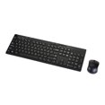 thumbnail image 1 of Combo de teclado y ratón inalámbricos Amazon Basics, tamaño completo, disposición QWERTY, receptor USB Plug & Play de 2,4 GHz, diseño elegante, color negro, 1 of 5
