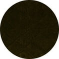 thumbnail image 1 of Ahgly Company Machine Washable Indoor Round Abstract Yellow Modern Area Rugs, 6' Round, 1 of 4