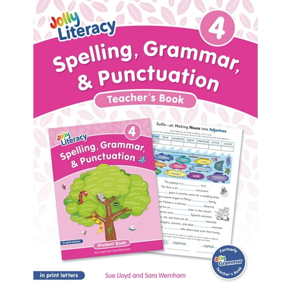 Spelling, Grammar, & Punctuation Teacher's Book 4: In Print Letters (American English Edition), (Paperback)