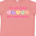 thumbnail image 4 of Inktastic Candy Hearts II Girls Toddler T-Shirt, 4 of 5