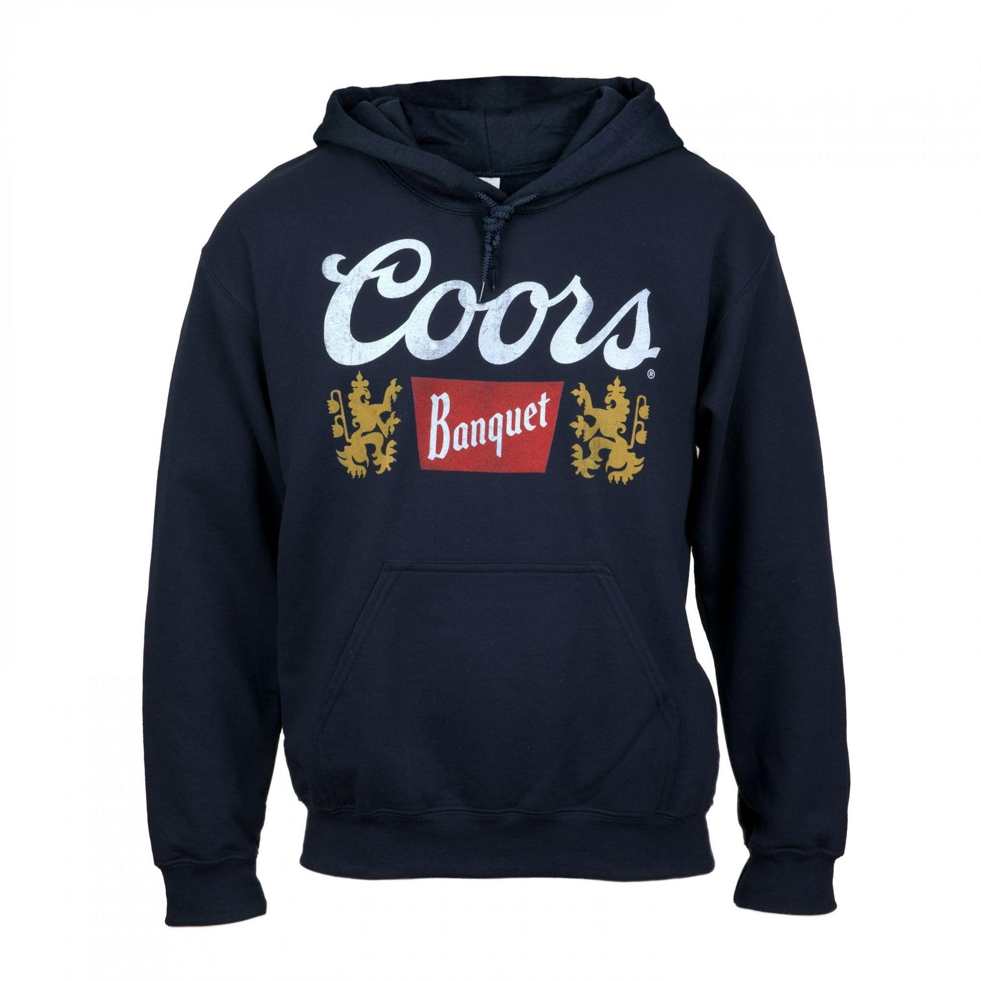 Coors Banquet Men s Navy Blue Hoodie 3XLarge Walmart