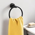thumbnail image 3 of Juego de accesorios de baño JUSTHREE negro mate, 5 piezas, 3 of 7