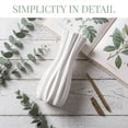 thumbnail image 4 of Unique Bargains Modern White Ceramic Vase Bright White 3.5"L x 3.5"W x 7.9"H, 4 of 6