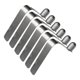 thumbnail image 1 of 6 piezas de clips de resorte para remo de kayak, sujetadores de resorte de acero inoxidable, broche de un solo botón 10 mm, 1 of 9