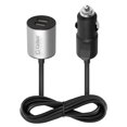 Cellet Universal 3.1a Dual Usb Port Car Charger With Extended 1.5m