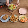 thumbnail image 2 of Wheat Straw Plates 5 Pieces - Unbreakable Plates Lightweight Non-Toxic Children's Plates for Snack, 2 of 4