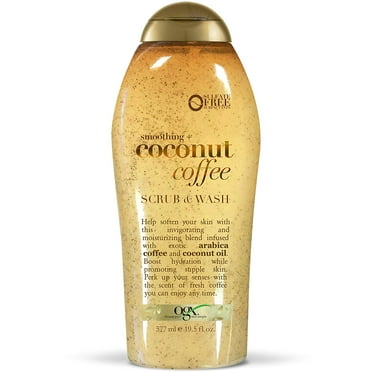 OGX Coconut Coffee Body Scrub, 577 ml/19.5 fl oz, {Imported from Canada}