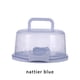 thumbnail image 5 of Matsuzay Caja de almacenamiento de pasteles con asa Favor Cajas de postres de pan Caja de embalaje de pasteles de tarta de huevo para Herramientas y accesorios para hornear Azul claro, 5 of 6