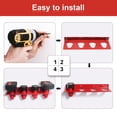 thumbnail image 3 of Batería de Herramiente Eléctrica Estante de Batería, 2pcs 4 Agujeros Diseño Compacto Resistencia A la Erosión Alta Carga de Carga de Soporte de Pared de la Pared Batería, 3 of 7