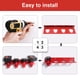 thumbnail image 3 of Batería de Herramiente Eléctrica Estante de Batería, 2pcs 4 Agujeros Diseño Compacto Resistencia A la Erosión Alta Carga de Carga de Soporte de Pared de la Pared Batería, 3 of 7