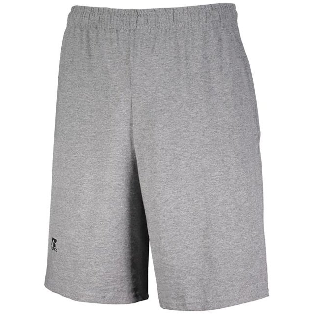 Adult Basic Cotton Pocket Shorts, Oxford - Large