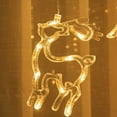 thumbnail image 3 of LED Star Moon Curtain Fairy Lights Garland String Lights Home Bedroom Decoration, 3 of 4
