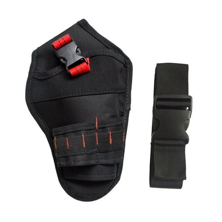 

JIZHI Heavy Duty Drill Tool Bag Portable Oxford Electric Dill Organizer Waist Pocket Fanny Pack