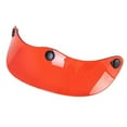 thumbnail image 4 of Zxpjkyu Helmet Visor Cover, Easy-Install Replacement, 3-Snap Sun Visor Shield, Universal Transparent Red, 4 of 9