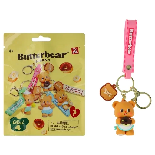 Butterbear Blind Bag Keychain – Plush Mystery Character