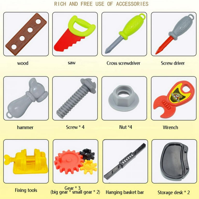 KS TOOLS 100201 Sac à dos porte-outils pour enfant avec jeu d'outils, 25  pcs