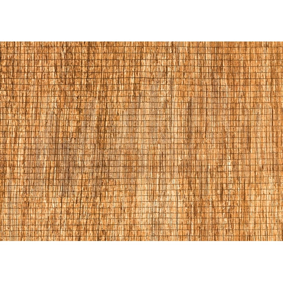 Ahgly Company Indoor Rectangle Abstract Orange Modern Area Rugs, 4' x 6'