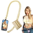 thumbnail image 1 of Cartera con correa para teléfono XANGNIER, ajustable, antirrobo, dorada, 1 of 7