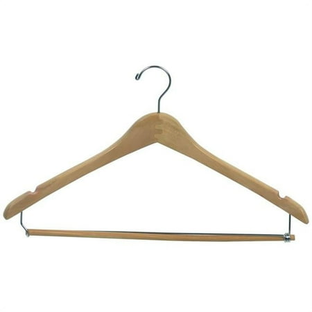 Econoco WH1731LBNC 17 in. Wishbone With Chrome Hook And Wooden Lock Bar On Spring