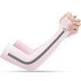 thumbnail image 2 of Clearance! Baberdicy Unisex Sport Arm Sleeves Gloverssun Protect Basketball Sunscreen Riding Sleeve Pink, 2 of 2